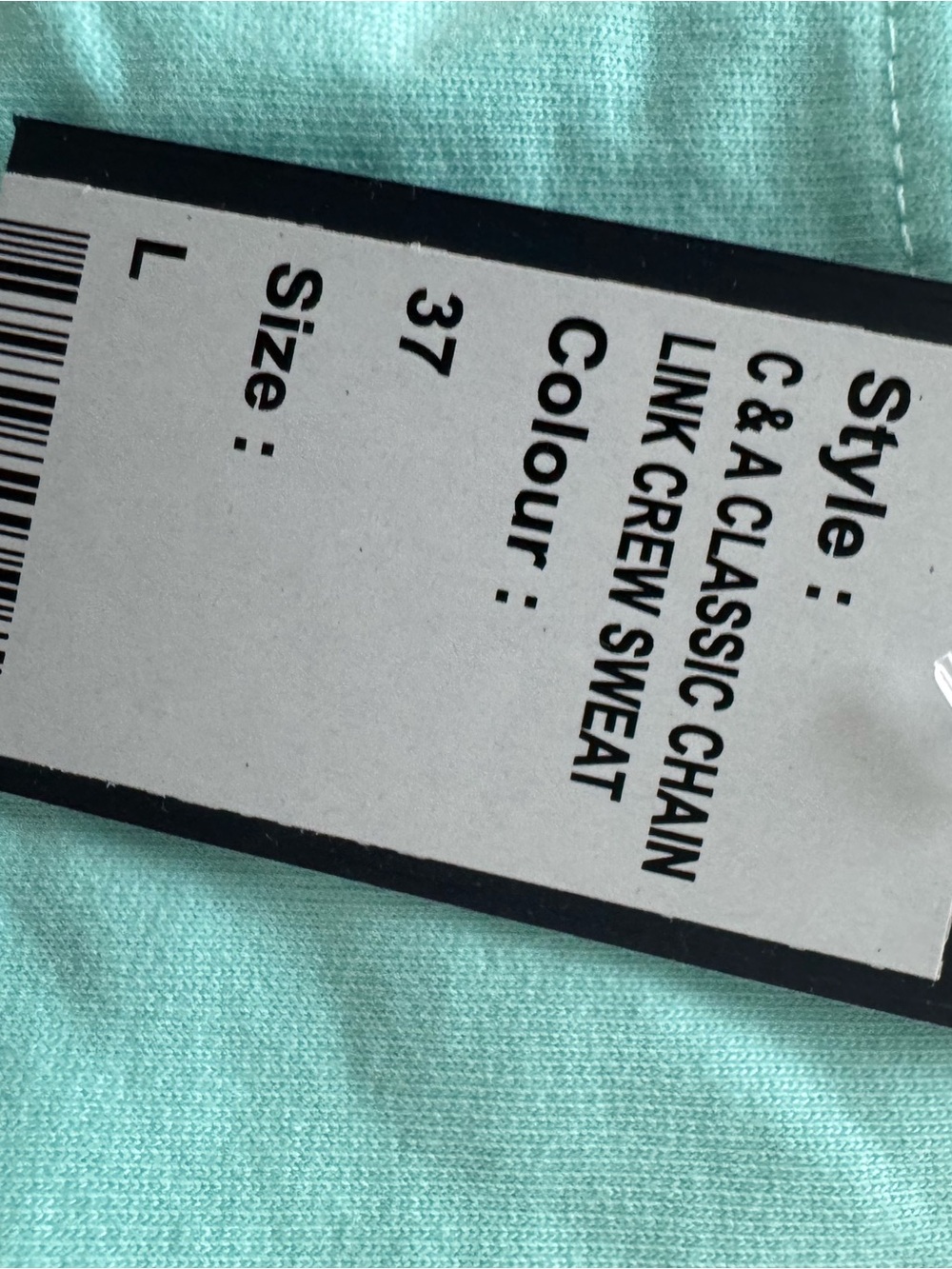 Bermuda Crewneck Sweatshirt - Women's Aqua - Picture 7 of 8